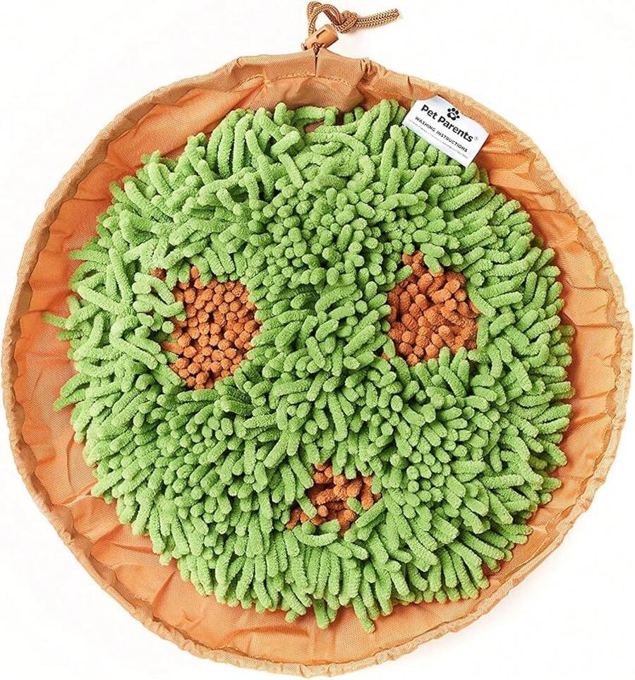 Forager Slow Feeder Bowls With SoftSnout & Non-Slip Backing, Dog Puzzle Toys & Snuffle (Meadow Natural) - 草地自然 - 查看 1