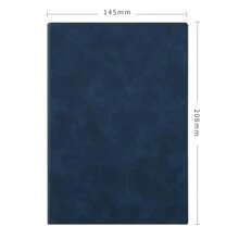 1 pieza Cuaderno de piel personalizado A5, libreta de negocios minimalista, libro de notas con cubierta suave y delicada para oficina, reuniones y notas, útiles escolares, vuelta al cole