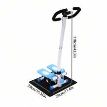 kangten 150kg Fitness Stepper Exercise Stepping Machine Fitness Stepper With Handlebars - Blue - View 2