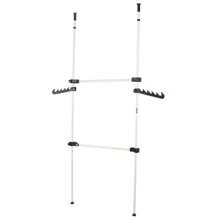 2 Poles Adjustable Home Garment Rack Clothes Hanger Simple Closet Wardrobe Bedroom New - 如圖所示 - 查看 3