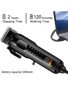 Hair Clipper Set, USB Rechargeable Electric Razor Fine Cutter Beard Trimmer Razor, Barber Trimming Machine Set, Cordless Hair Cutting Machine For Men- Perfect Gift For Fathers, Boyfriends, Birthdays, Holidays