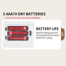 Foldable Desk/Bedside Smart Alarm Clock With Temperature & Date Display For Bedroom And Office Home Decor Back To School Room Decor School Supplies