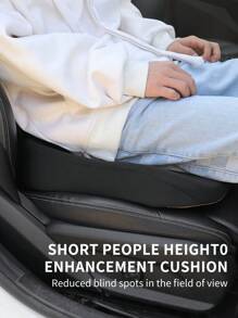 Adult Booster Car Seat Cushion, Wedge Memory Foam Pad For Driving Seat, Effectively Increase Height By 3.94 Inch, Car Travel Accessories For Long Trips