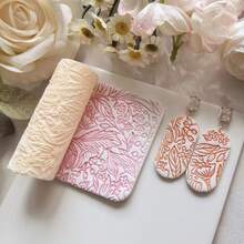 Boho Polymer Clay Texture Roller, Flowers Leaf Geometric Pattern Texture Roller For Jewelry Making, Work With Polymer Clay Cutters, Jewelry Making Supplies - Textured Roller - View 20