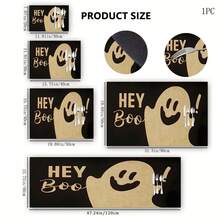 1pc Halloween Ghost & Pumpkin Printed Absorbent Draining Mat, Silicone Coffee Machine Coaster, Soft Rubber Drainage Pad, Super Absorbent Wear-Resistant Dish Drying Mat, For Countertop, Restaurant, Kitchen, Patio Dining Table, Home Decor - Printed - View 13