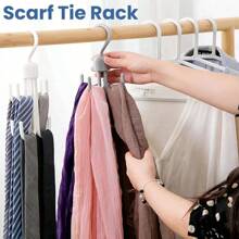 2pcs Tank Top Hanger, Rotatable Bra Hangers For Closet Organizer, Space Saving Plastic Wardrobe Organizer, Multi Functional Display Rack, Rotating 8 Hooks Plastic Wall Hanger Organizer, Suitable For Underwear, Bags, Scarves,Clothing, Tie And Belt Storage Hook, Home Life Storage, Home Storage, Household Items, Bedroom Accessories, Accessory Storage