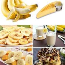 1pc Banana Slicer, Multifunctional Manual Thin Sausage/Fruit Salad Cutting Gadget