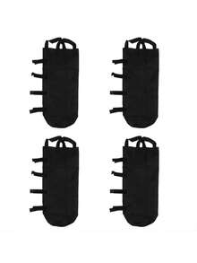1PC /4Pcs Heavy-Duty Weight Bags With Secure Straps, Sand Bag Tent Kit For Garden Gazebo Marquee Party Tent Set - Leg Weights Foot Sand Bags Tent Weights Sand Bag Oxford Cloth Canopy Weight Reusable Empty Weighting With Handle Fixed Sandbag - Windproof Sandbags For Outdoor Sunshades, Pop-Up Tents & Gathering Canopies, Portable Weight Bags|Sleek Black Design|Sturdy Handle Design - Black - View 15