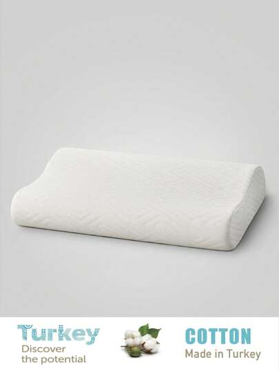 Memory Foam Pillow, Bamboo Fiber Slower Rebound, Health Care, Relaxing Orthopedic Neck Support Relief 35X56