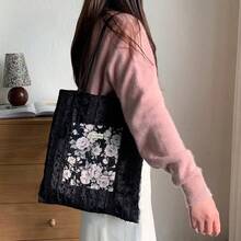 Women Shoulder Bags - 卡琳玫瑰黑 - 查看 4