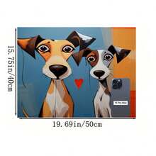 1pc Pet Placemat With Dog Print, Quick Dry Pet Feeding Mat, Easy To Clean, Suitable For Pets All Year Round, Dog Cage Mat, Cat Cage Mat, Pet Cage Pad - Multicolor - View 24