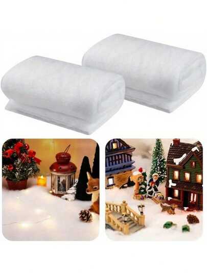 1 Pc White Christmas Snow Blanket - 31.5*47.2in - Artificial Snow Blankets For Christmas Decorating - White Soft Fluffy Fake Snow Cover For Creating A Winter Wonderland Village Crafts Backdrop,Christmas Decorations Are Necessary, Can Be Cut, Or You Can Buy Multiple Pieces Of Splicing. Home Decor Room Decor Christmas Decorations Home Christmas Gifts Christmas Decor