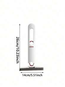 3件套便携式狗尿清洁拖把，迷你手持拖把带旋转头，易于使用，塑料可水洗，宠物主人的理想选择，宠物清洁必备，紧凑型清洁工具，宠物清洁用品