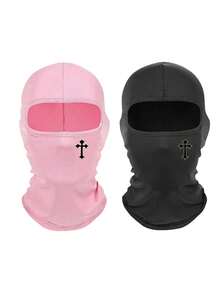 2pcs Unisex Balaclava Ski Mask, Suitable For Daily Use, Outdoor Travel Hiking Skiing - Multicolor - View 10