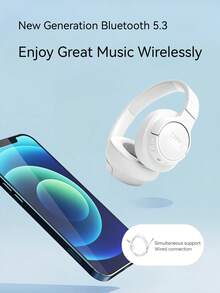 Tune 720BT Wireless Headphones, Featuring JBL Signature Bass, Bluetooth 5.3 Connectivity, Up To 76 Hours Of Battery Life, Fast Charging Support, Lightweight And Comfortable Design, Foldable For PC, Laptop, Music And Gaming Use. - Black - View 11