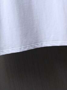 GiftManfinity Homme Camiseta de manga corta casual con estampado de cara de dibujos animados para hombre, regalo para el novio, para el trabajoSoft - Blanco - Ver 4