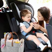 Sac à langer en feutre avec poignées - fourre-tout épais pour couches, sac de voyage pour maman et organisateur d'essentiels pour bébé pour le change, la nurserie et les déplacements