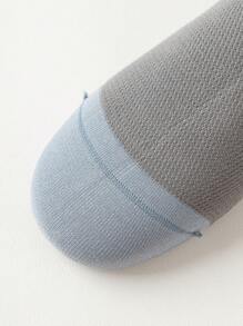 6 Pairs Of Men's Socks, Mesh Breathable Style, Premium Business, Men's Short Socks, Ankle Socks, Athletic Socks, Color Clashing Comfort Socks