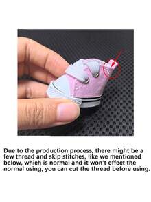 1Pair Or 2Pairs Kawaii Doll Shoes For 5.9-6.9In Doll Cute Sneakers Outfit Decorative Accessories Compatible With Labubu - Multicolor - View 5