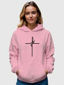 Women Sweatshirts - Hồng - Xem 2