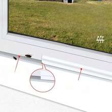 1件 棕色矽膠門窗密封條 門窗密封條，玻璃門縫門底密封條，木門保暖隔音防風自黏型窗戶膠條