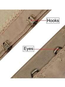 50 piezas de broches de presión metálicos, broches de costura adecuados para tela, lencería, broches fijos, broches de gancho invisible para chaqueta/camisa/vestido, broches invisibles de alta resistencia, broches de costura resistentes a la oxidación para abrigo de cuero/piel, kit de transformación de moda DIY, kit de reparación de ropa - Multicolor - Ver 4