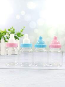12件儿童创意糖果盒，透明婴儿洗澡奶瓶设计婴儿生日糖果盒 - 12pcs - 查看 6