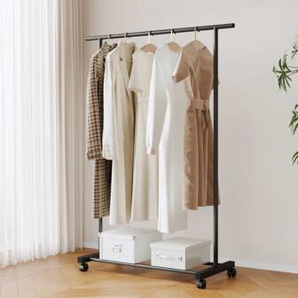 Secadora de ropa independiente, perchero de lavandería con ruedas para balcón interior, perchero sencillo para dormitorio, dormitorio