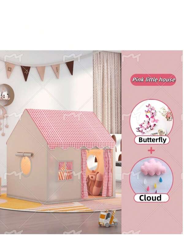 1pc Miniature Indoor House, Collapsible Playhouse For Fun Interactive Play, Parent-Child Interaction, Play Tent, Play Castle