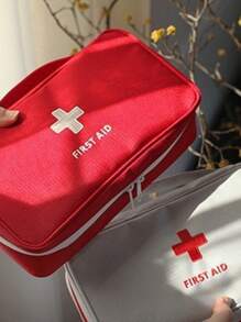 Modische tragbare Handtasche für Medizin für Zuhause und auf Reisen, Erste-Hilfe-Tasche, Tasche für Medizin- und Seuchenschutzutensilien, große tragbare kleine Medizintasche, kleine tragbare Medizintasche, kleine Aufbewahrungstasche, praktische Medizintasche, Mehrzweck