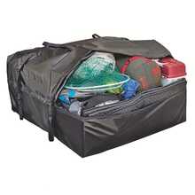 1 件车顶行李袋，带汽车防滑垫，15 立方英尺防水旅行行李袋，防尘货物袋，可折叠车顶行李架，通用储物袋，汽车配件，适用于旅行户外露营车顶行李袋，带防滑保护垫 - 彩色 - 查看 3