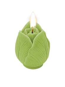 1pc Tulip Scented Candles, Long-Lasting Fragrance, Handmade Home Decoration, Romantic Atmosphere, Bedroom, Living Room, Suitable For Birthday And Holiday Gifts Graduation