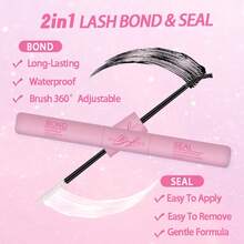 Eyelash Clusters 30D+40D+50D Kit Wispy Individual Lashes 680PCS D-Curly Lash Extension 8-18MM Natural Lashes Clusters With Glue, Tweezers, Remover, Lash Brush, Reusable DIY Eyelash Extensions For Beginners - màu đen - Xem 5