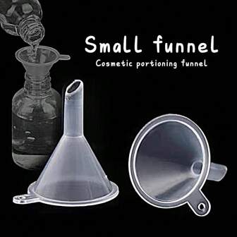 5/10 Pcs Mini Funnel, Transparent Cosmetic Refiller Funnel, Small Liquid Transfer Funnel For Skincare, Perfume