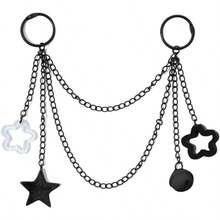 New Decorative Chain For Ita Bag Accessories With Black Metal Material DIY Bag Charm Suitable For Everyday Use And Fashionable Look - 黑色 - 查看 1