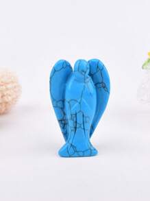 1 Peça Decoração de Anjo de Cristal de Quartzo Natural Esculpido à Mão, Espécime Mineral, Decoração Doméstica/de Quarto, Adequado como Presente de Feriados