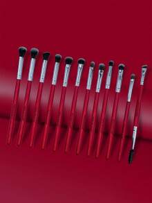 Princess Rose 12件套化妆刷套装 – 包括晕染刷、唇刷、遮瑕刷、大号眼影刷、中号眼影刷、细节眼影刷、眉刷、眉梳、小号眼影刷，采用柔软纤维制成，亲肤易用。化妆刷套装，晕染刷，唇刷，化妆刷套装，化妆刷套装，化妆刷套装，全套化妆刷，化妆刷套装，全套化妆套装，化妆刷套装，化妆刷套装，化妆礼盒套装 - 玫紅色 - 查看 6