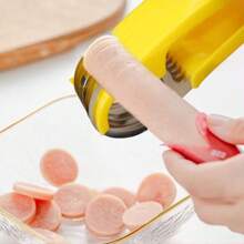 1pc Banana Slicer, Multifunctional Manual Thin Sausage/Fruit Salad Cutting Gadget