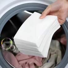100pcs Laundry Detergent Sheets, Anti-Staining Clothing Washing Sheets, Home Supplies