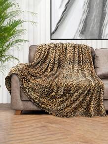 1 pătură moale din fleece cu imprimeu leopard, pătură caldă pentru canapea, TV, somn, camping, călătorii, pătură cadou pentru toate anotimpurile, potrivită pentru birou, casă, canapea, pat