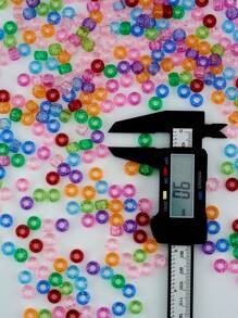 51/103/209 Stücke gemischte Acryl Strass Pferd Perlen, geeignet für DIY Schmuckherstellung, Armbänder, Halsketten, Ohrringe, geflochtene Haarzubehör, Basteleien, 9mm