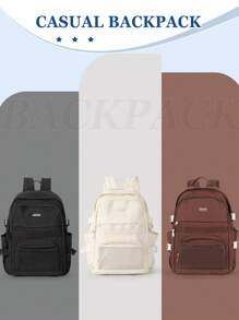 Mochila Escolar Leve, Mochila Escolar Universitária para Ensino Médio e Fundamental para Meninos e Meninas, Mochila para Laptop de Até 15,6 Polegadas, Mochila de Viagem para Meninos e Meninas, Mochila Casual para Dia a Dia, Viagem de Avião, Trabalho, Bolsa de Academia para Caminhada e Acampamento Ao Ar Livre