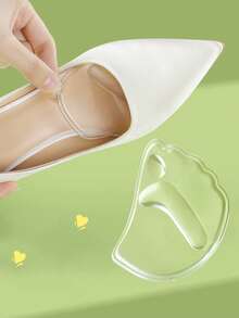 2pcs Comfortable Foam Front Foot Pad, Suitable For Women High Heels, Sandals, Black Pumps, Sneakers - Multicolor - View 9