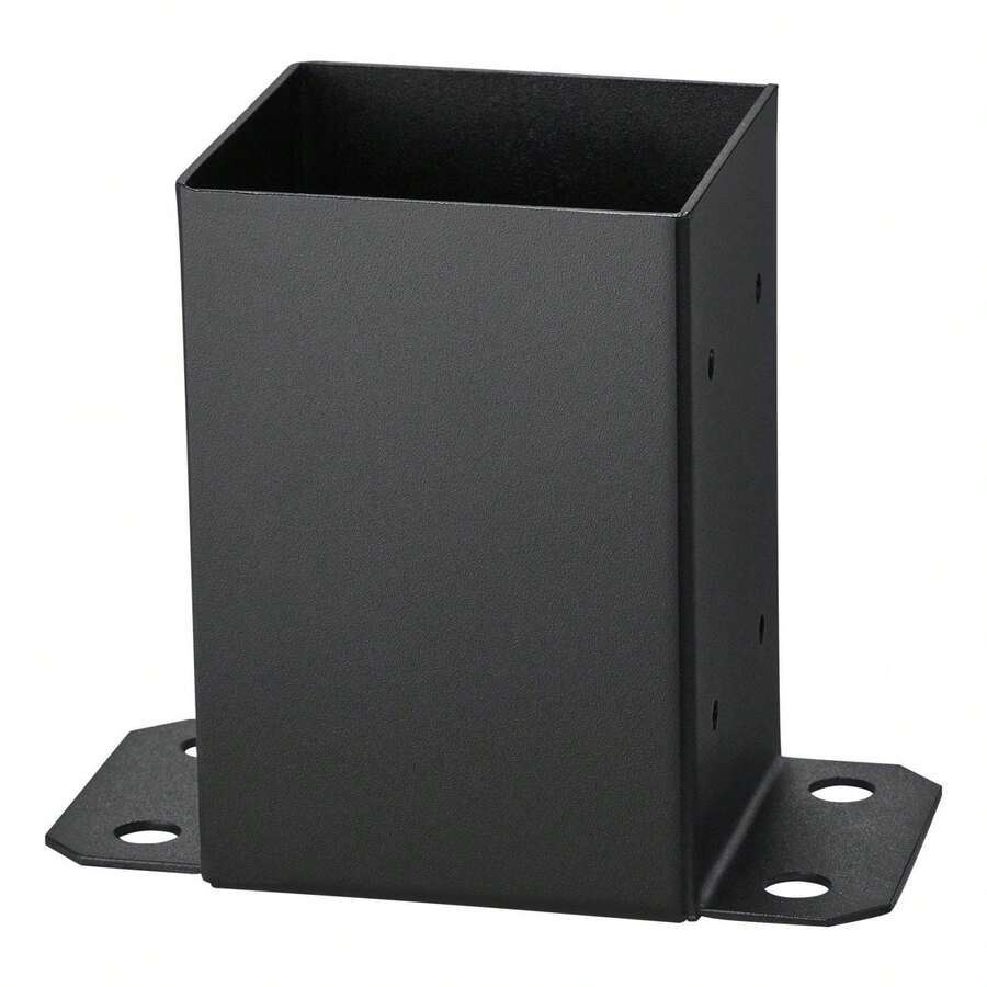 10 Pack 4x4 Post Base Brackets Heavy Duty Wood Post Fence Post Anchor ...
