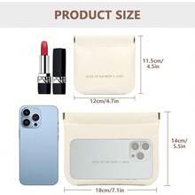 Makeup Bags - Brown and White - View 9