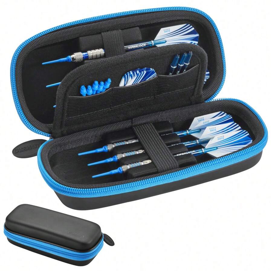 Sentry Dart Case, Holds 6 Darts And Accessories, Blue