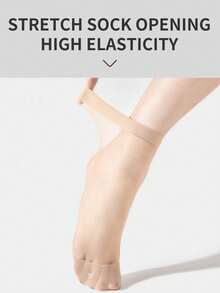 5/10/50/100 Pairs Of Transparent Stockings Boat Stockings Ladies Stockings Spring And Summer Short Stockings Multiple Pairs Of Specifications Girls Transparent Stockings Simple Design Solid Color Transparent