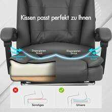 Home Office Chairs - Grey - View 6