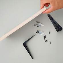 壁挂式搁板，壁挂书架，墙壁隔断架，壁挂式储物架，承重能力强，多层