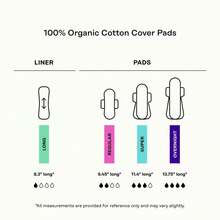 The Honey Pot Company 100% Organic Cotton Cover Calming Herbal Infusion Regular Pads - 20ct - 1 - 查看 11